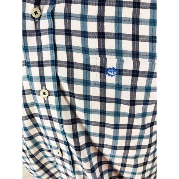 Southern Tide Classic Fit Plaid Oxford Shirt - Picture 4 of 8